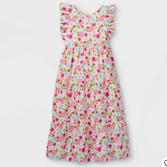 Cat & Jack Dresses Tiered Woven Maxi Dress Cat Jack Poshmark